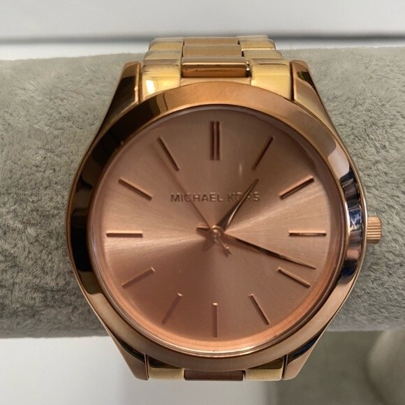 MICHAEL KORS Runway Rose Gold-Tone Watch MK3197 - Picture 1 of 4